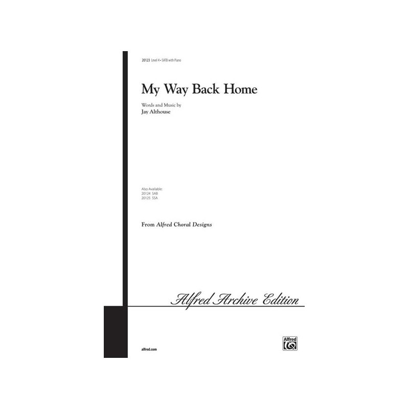 MY WAY BACK HOME/SATB