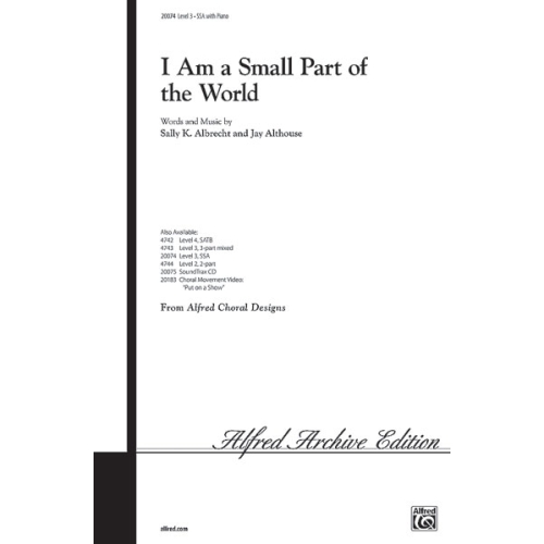 I Am a Small Part of the World (SSA)