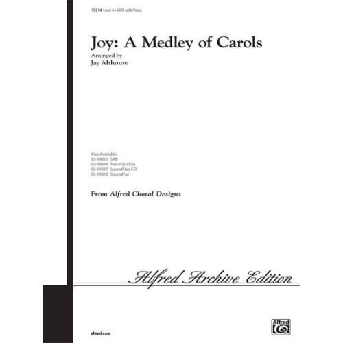 JOY: A MED OF CAROLS/SATB