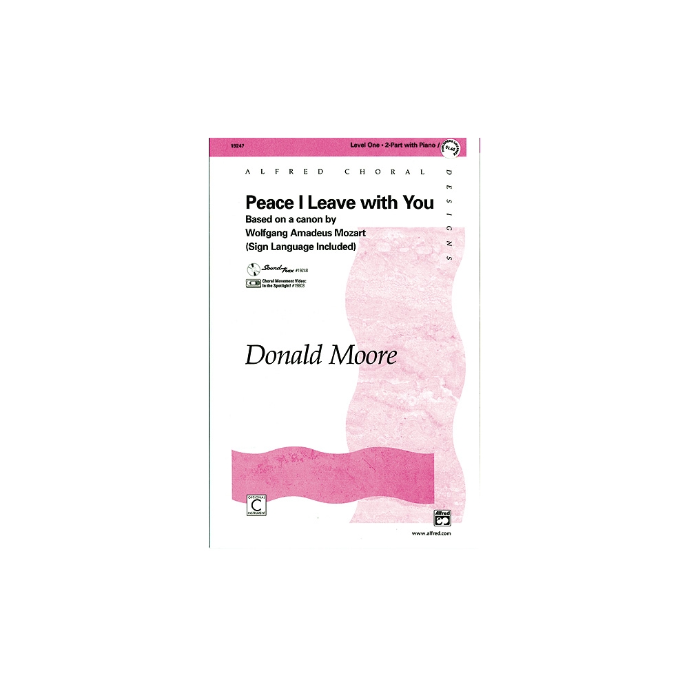 Mozart, Wolfgang Amadeus - Peace I Leave with You