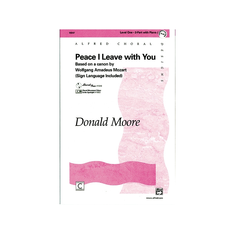 Mozart, Wolfgang Amadeus - Peace I Leave with You