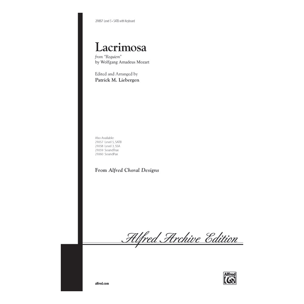 Mozart, Wolfgang Amadeus - Lacrimosa from Requiem