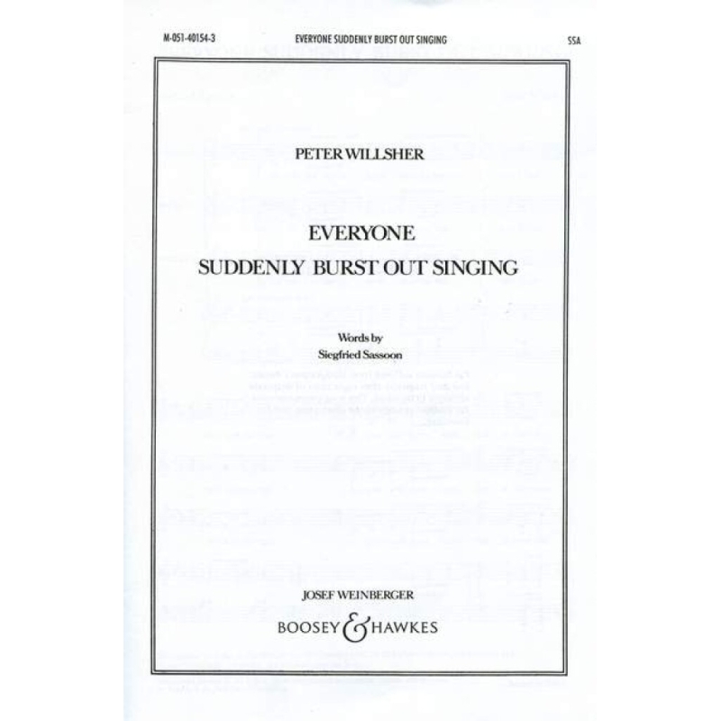 Willsher, Peter - Everyone suddenly burst out singing