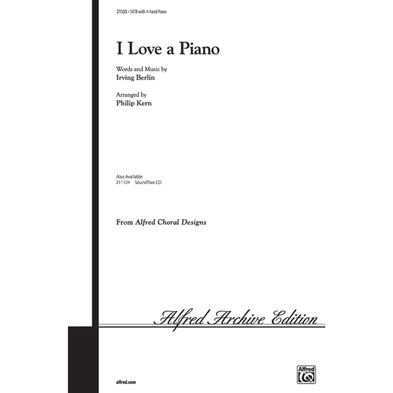 Berlin, Irving - I Love a Piano