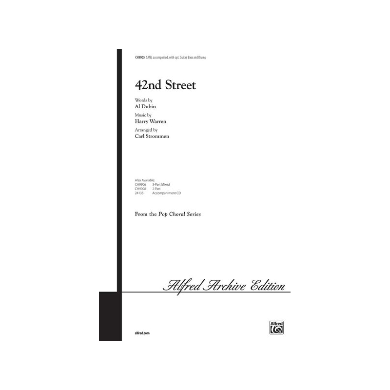 42nd Street (satb)