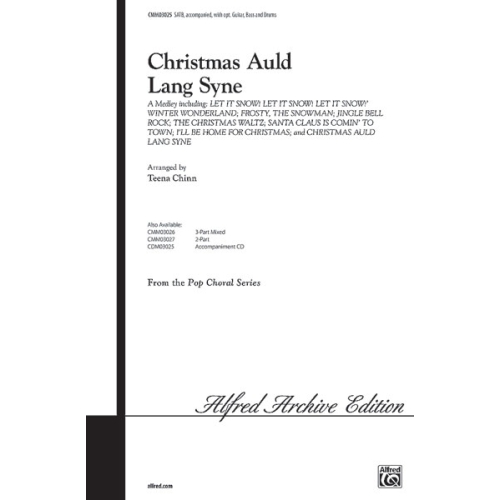 Christmas Auld Lang Syne SATB