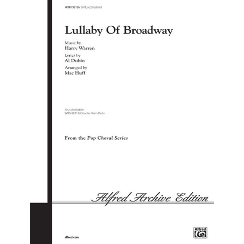 Lullaby of Broadway (SATB)