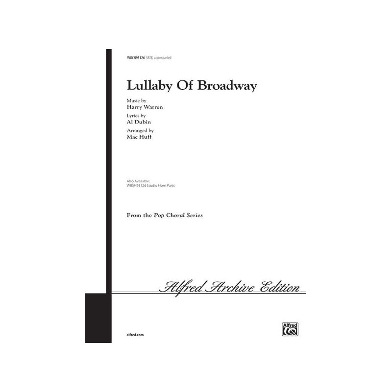 Lullaby of Broadway (SATB)