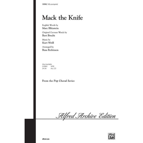Weill, Kurt - Mack the Knife