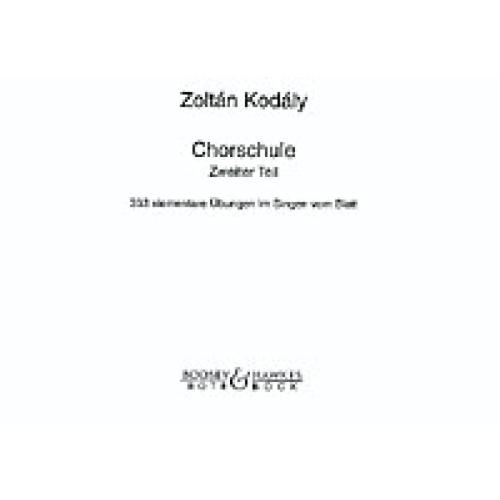 Kodály, Zoltán - Chorschule...