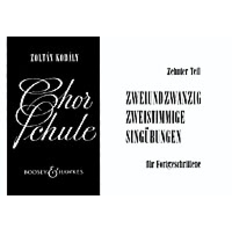 Kodály, Zoltán - Chorschule Vol. 10