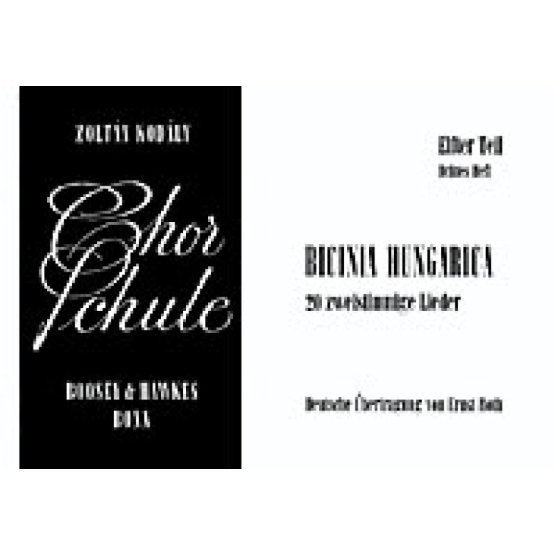 Kodály, Zoltán - Chorschule Vol. 11/3