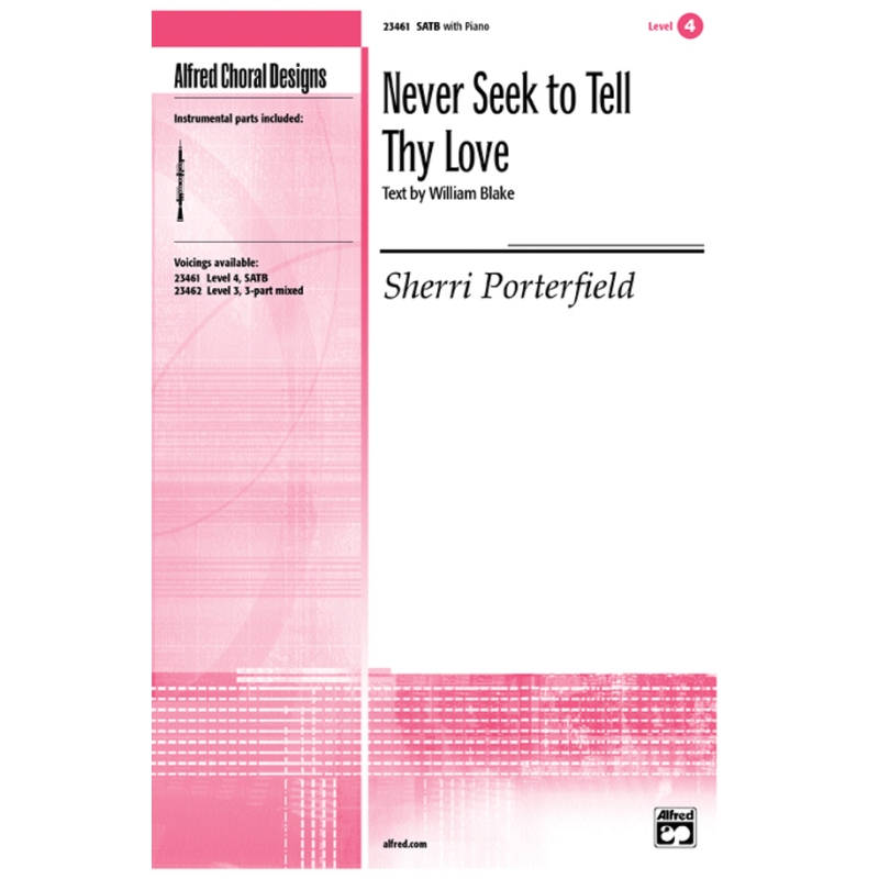 Porterfield, Sherri - Never Seek to Tell Thy Love