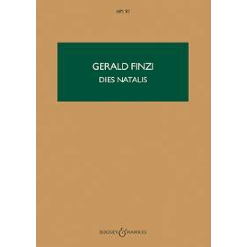 Finzi, Gerald - Dies natalis op. 8 HPS 97
