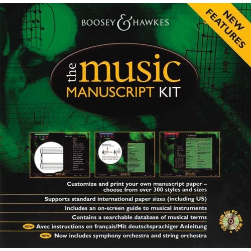 Music Manuscript Kit 