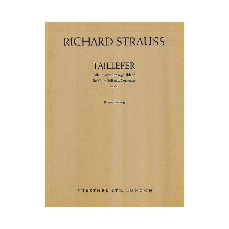 Strauss, Richard - Taillefer op. 52