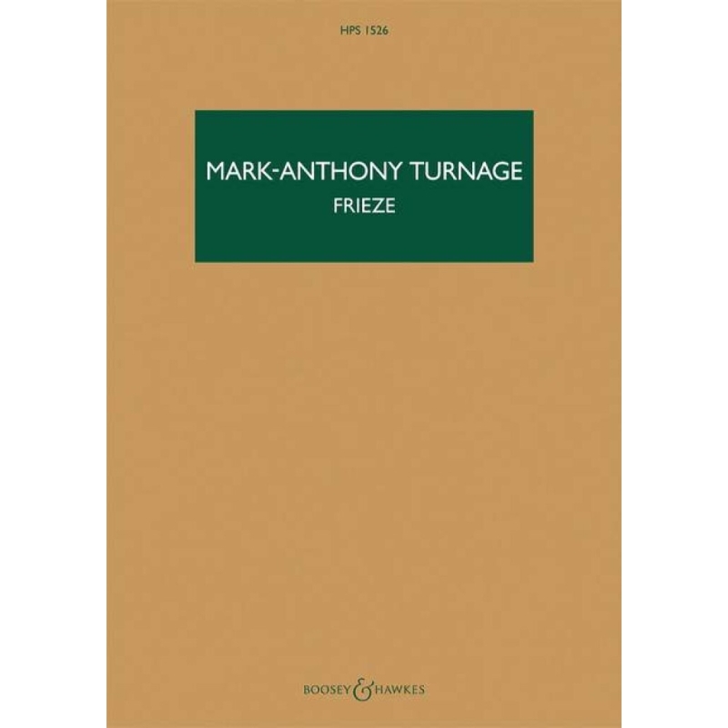 Turnage, Mark-Anthony - Frieze HPS 1526