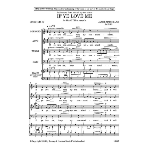 MacMillan, James - If ye...