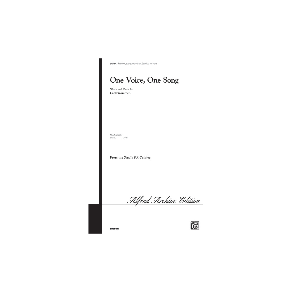 Strommen, Carl - One Voice, One Song