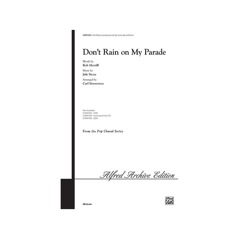 Styne, Jule - Don't Rain on My Parade