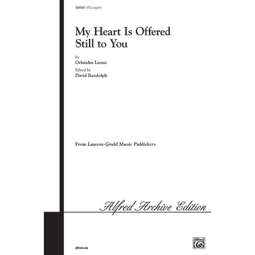 Lasso, Orlando - My Heart...