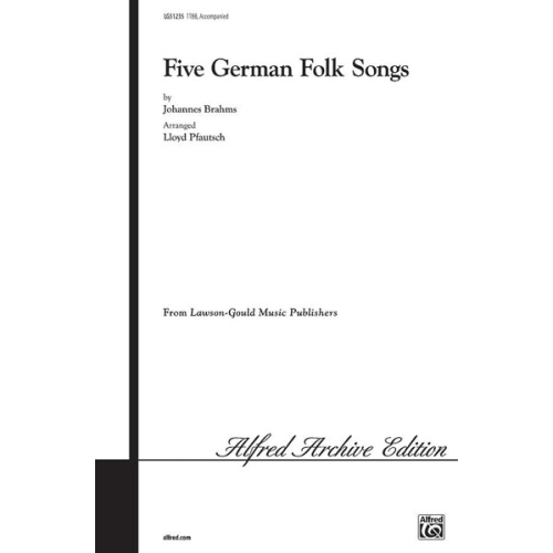 Five German Folk Songs (TTBB)