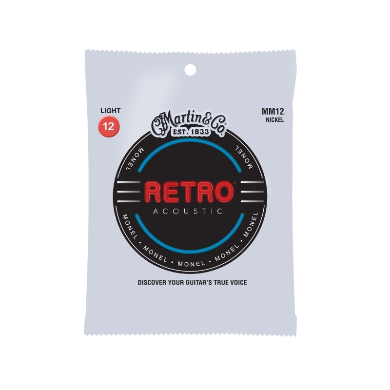 Martin MM12 Retro Acoustic Guitar String Pack