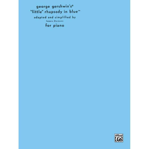 Gershwin, George - Rhapsody in Blue, Little (piano solo)