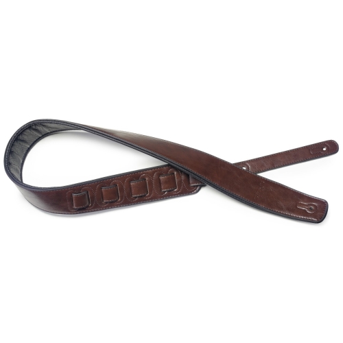 Stagg Padded Leather Guitar Straps