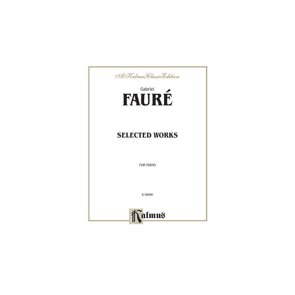 Fauré, Edgar - Selected Works