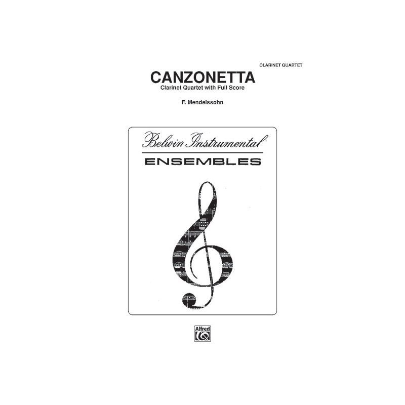 Bartholdy, Felix Mendelssohn - Canzonetta