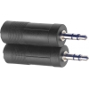 Stagg Female to Male TRS Jack Adapter x 2