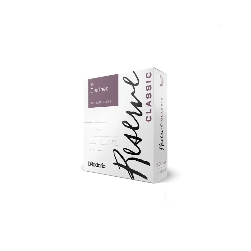 D'Addario Reserve Classic Bb Clarinet Reeds