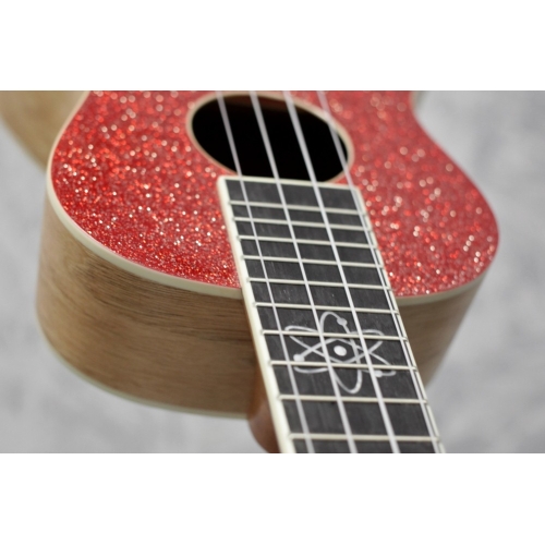 Ortega Element Concert Ukulele Metallic Red