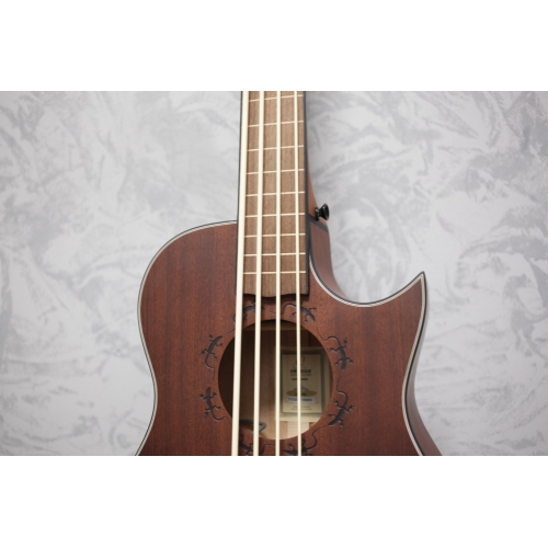 Ortega Lizzy Mahogany Bass Ukulele