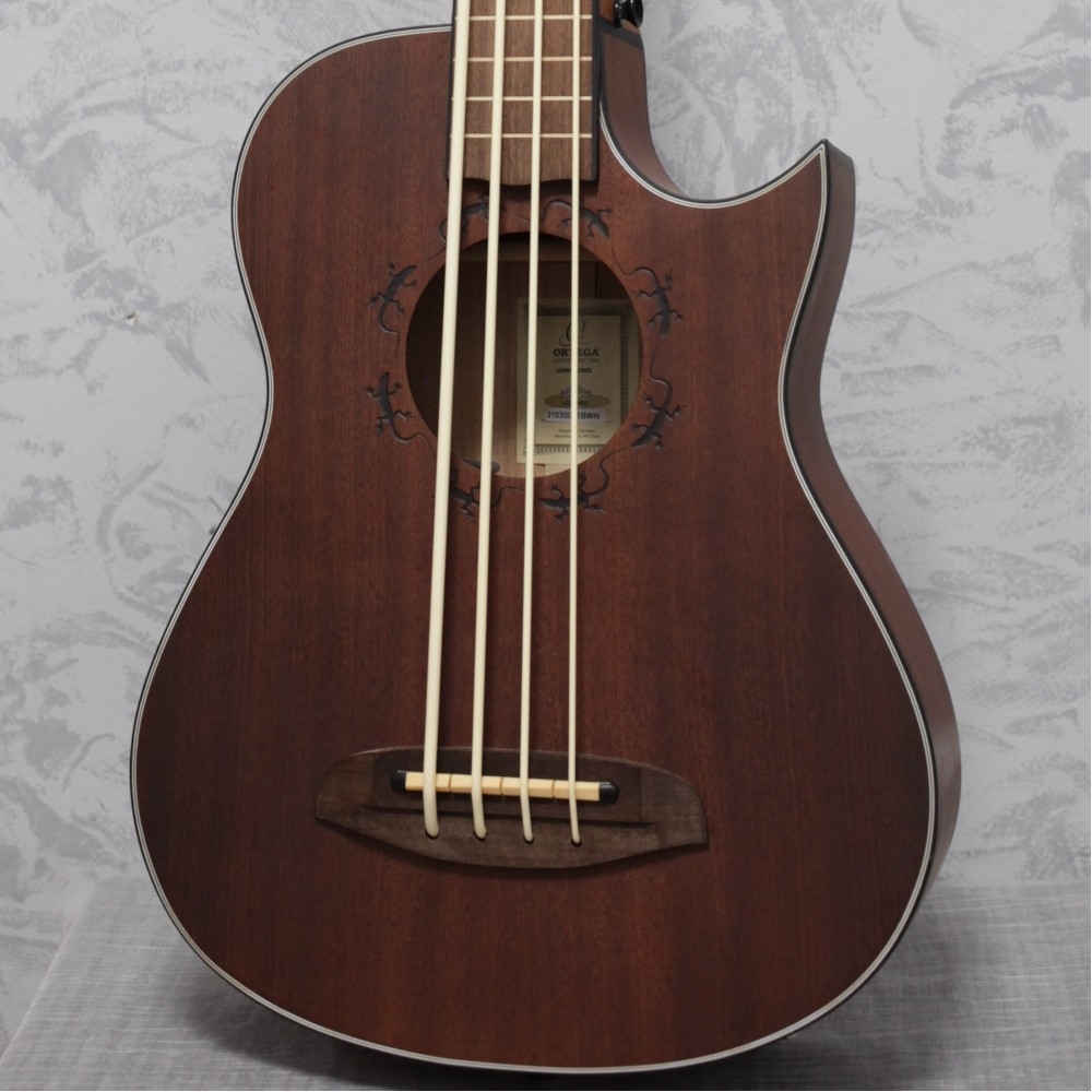 Ortega Lizzy Mahogany Bass Ukulele