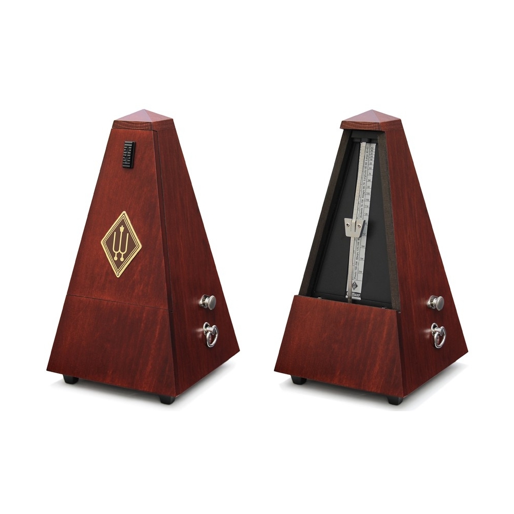 Wittner Wooden Metronome Mahogany Matte Silk with Bell