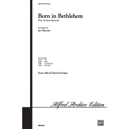 Born in Bethlehem SATB