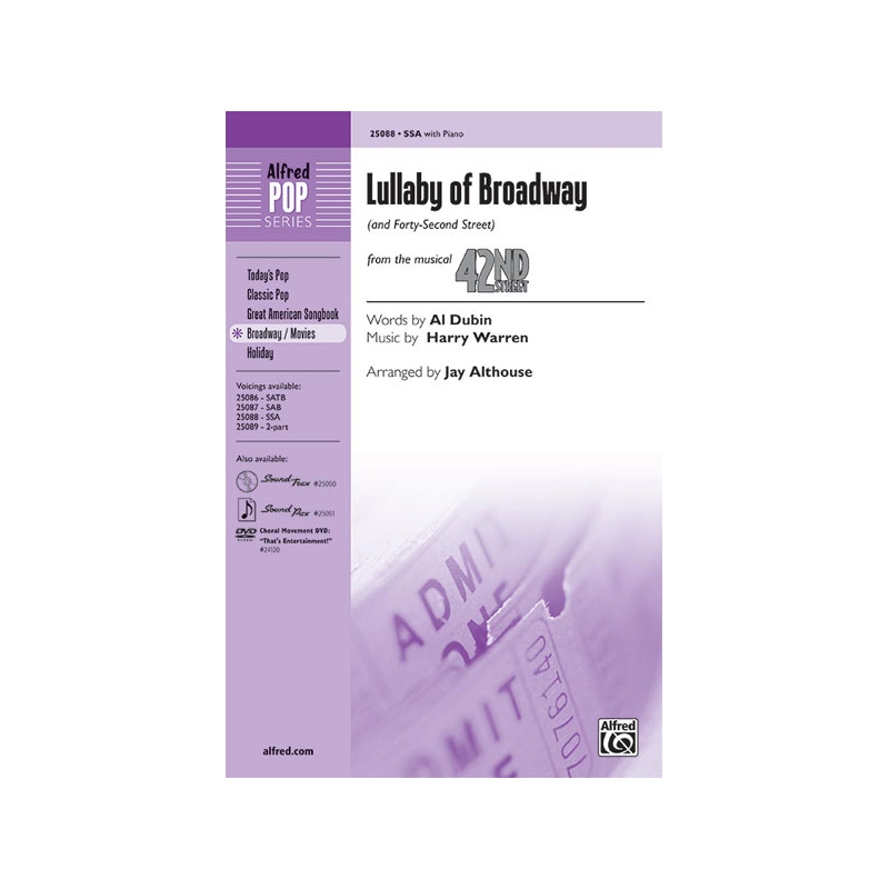 Dubin & Warren - Lullaby of Broadway (and Forty-Second Street)