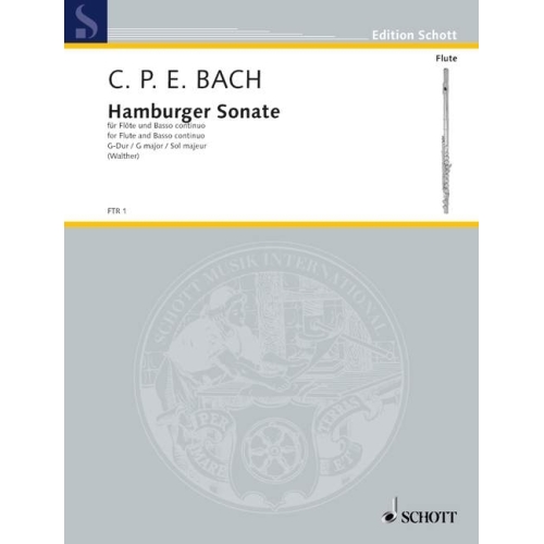 Bach, Carl Philipp Emanuel - Hamburger Sonata G Major Wq 133 