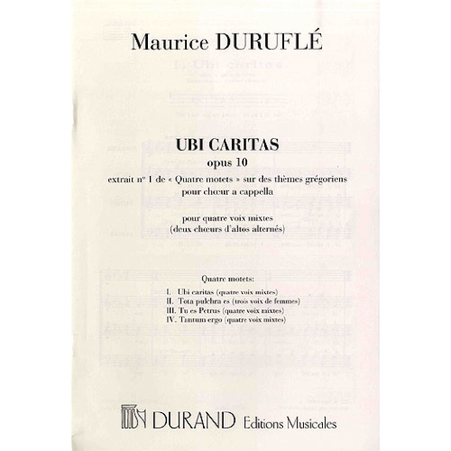 Duruflé, Maurice - Quatre...