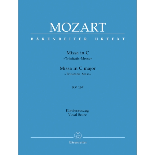 Mozart, W A - Mass in C (K.167) (Trinitatis-Messe)
