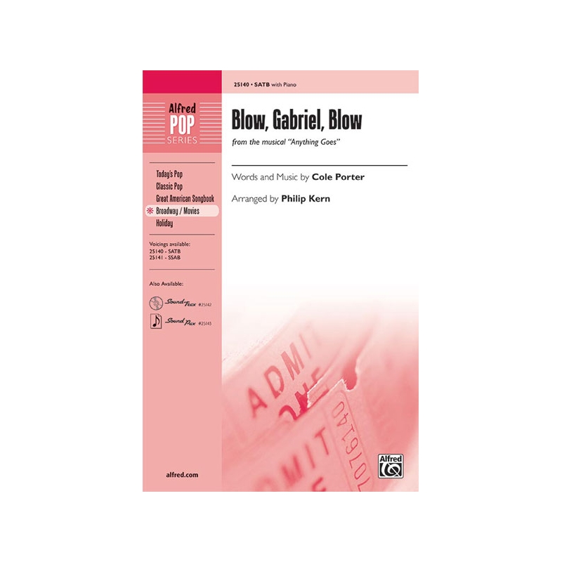 Blow Gabriel, Blow (Anything Goes) SATB