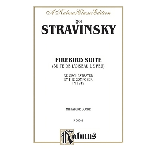 Stravinsky, Igor - The Firebird Suite (1919)
