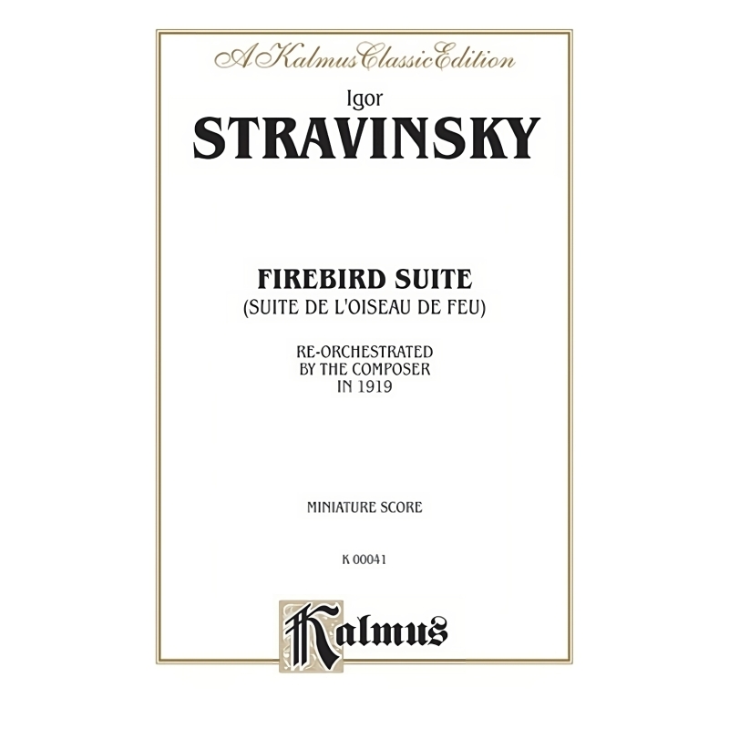 Stravinsky, Igor - The Firebird Suite (1919)