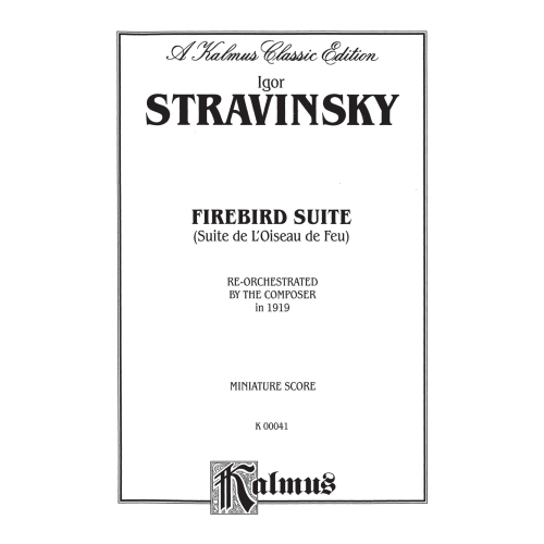 Stravinsky, Igor - The Firebird Suite (1919)