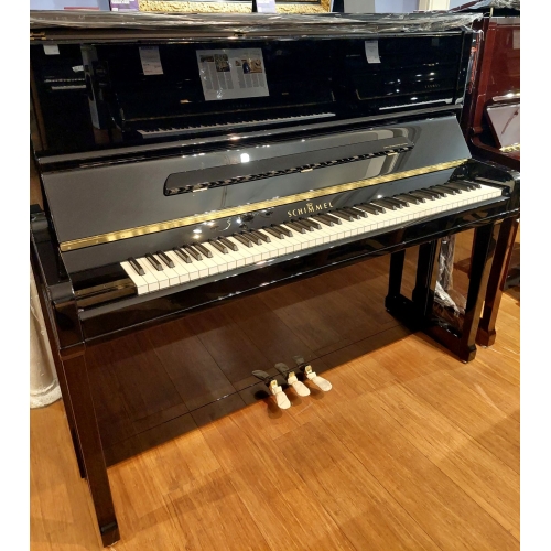 Schimmel C126T Upright Piano in Black Polyester