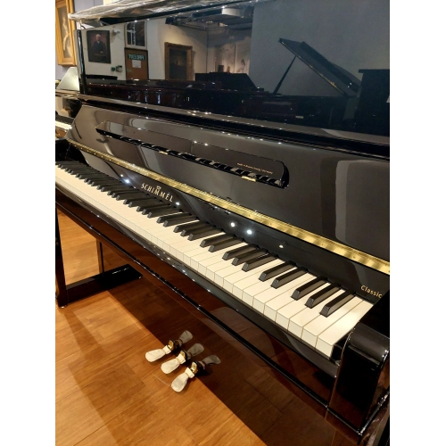 Schimmel C126T Upright Piano in Black Polyester