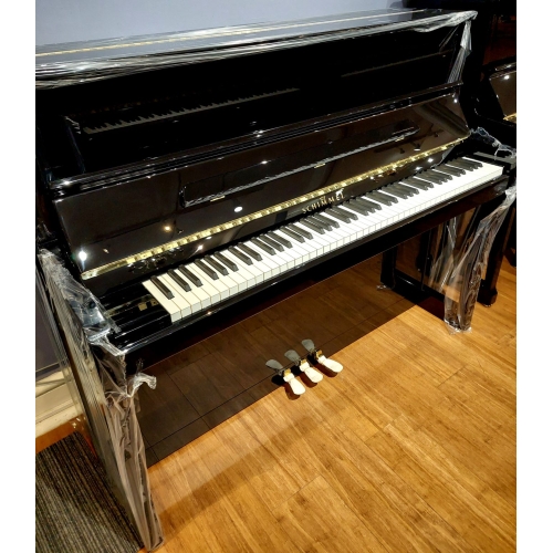 Schimmel K122E Upright Piano in Black Polyester