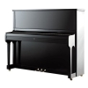 August Förster Model 125G Upright Piano in Black Polyester